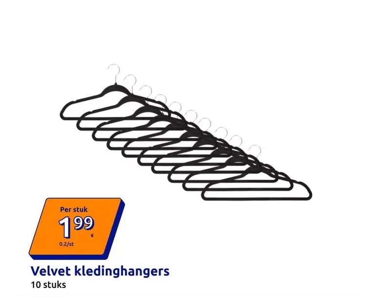 Velvet kledinghangers