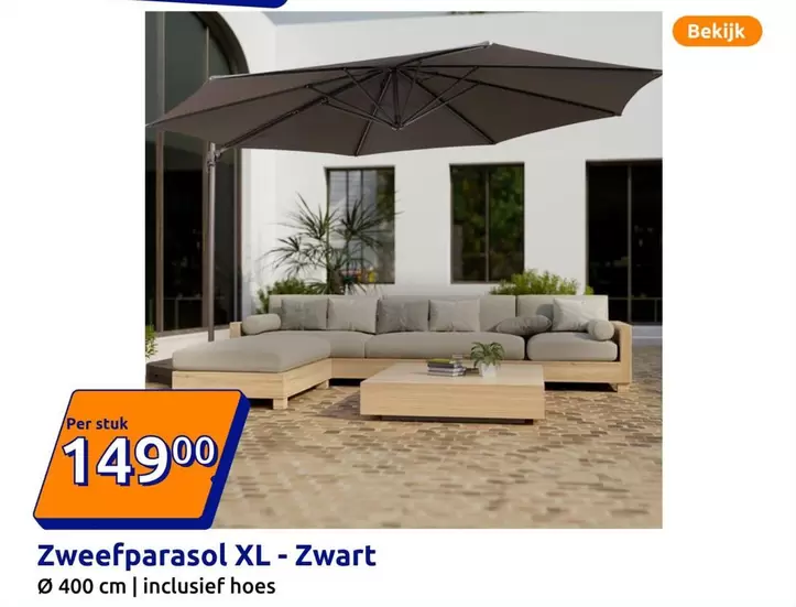 Zweefparasol XL