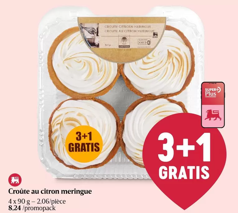Citroën - Croûte au citron meringue