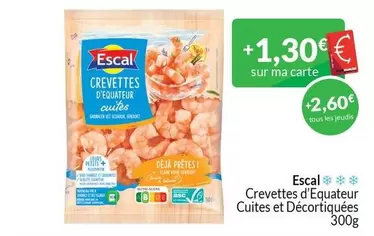 Crevettes d'Equateur Cuites et Décortiquées
