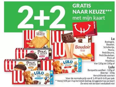 De - Pim's, Lu Boudoir, Lu, Lu Barquette Fraise