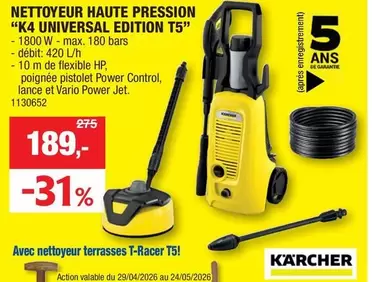 De - NETTOYEUR HAUTE PRESSION "K4 UNIVERSAL EDITION T5"