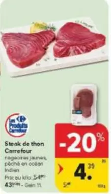 De - Steak de thon