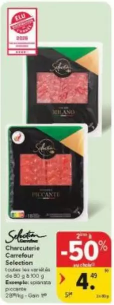 De - Charcuterie Carrefour Selection