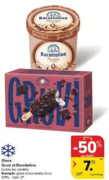 Glace Gruvi et Barattolino