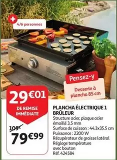 De - PLANCHA ÉLECTRIQUE 1 BRÛLEUR