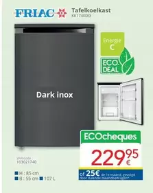 Dark - Tafelkoelkast KKT740DIX