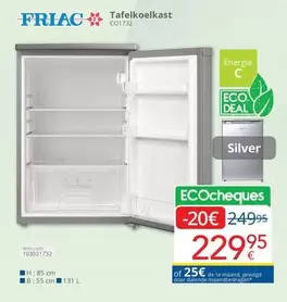 De - Tafelkoelkast CO1732