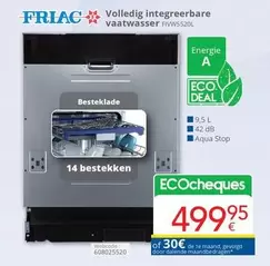 De - Volledig integreerbare vaatwasser