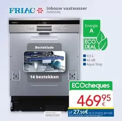 De - Inbouw vaatwasser FIWVS320L