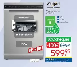 Whirlpool - Vaatwasser W7FHS51X