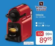Red - Inissia XN 1005 RED