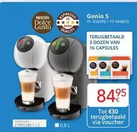 Dolce Gusto - Genio S YY 4509FD / YY 4948FD