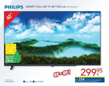 Philips - SMART FULL HD TV 40"/102 cm 40PFS6000/12