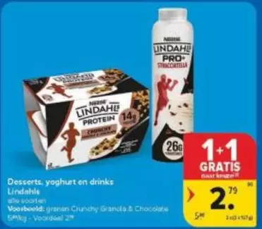 Desserts, yoghurt en drinks