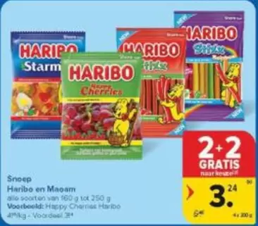 Haribo en Maoam snoep