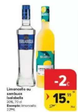 Limoncello ou sambuca