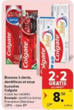 White - Brosses à dents, dentifrices et eaux buccales