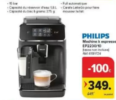 Philips - Machine à espresso EP2230/10