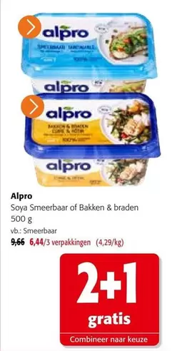 Soya Smeerbaar of Bakken & braden