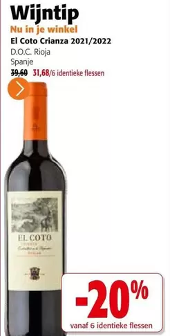 Nu - El Coto Crianza 2021/2022