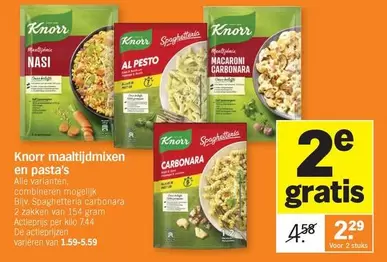 De - maaltijdmixen en pasta's