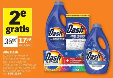 De - Dash Platinum wasmiddel zeebries