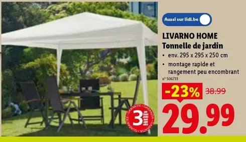De - Tonnelle de jardin