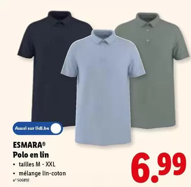 Polo en lin
