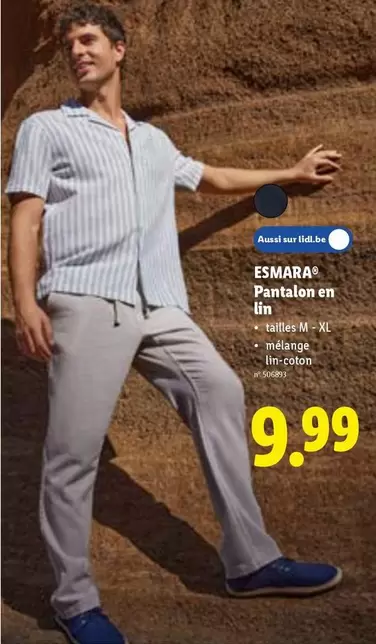 Pantalon en lin