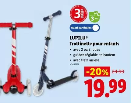 Trottinette pour enfants