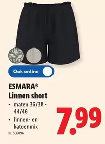 Linnen short