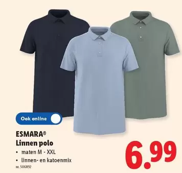 Linnen polo