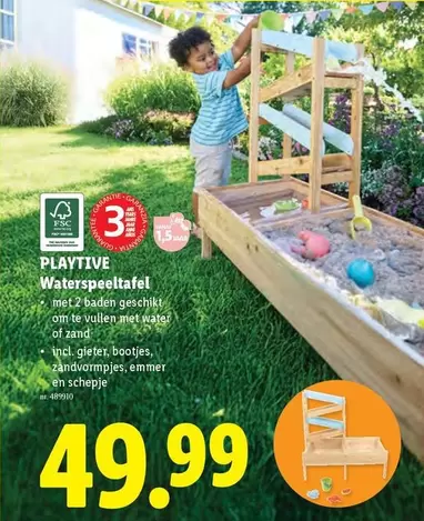 Om - PLAYTIVE Waterspeeltafel