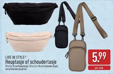 Live - Heuptasje of schoudertasje
