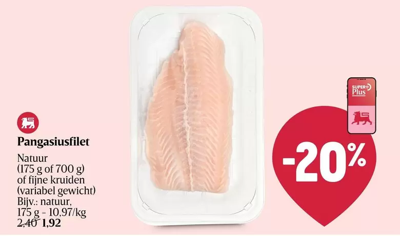 Pangasiusfilet Natuur