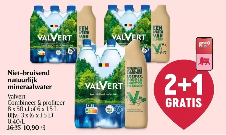 Niet-bruisend natuurlijk mineraalwater