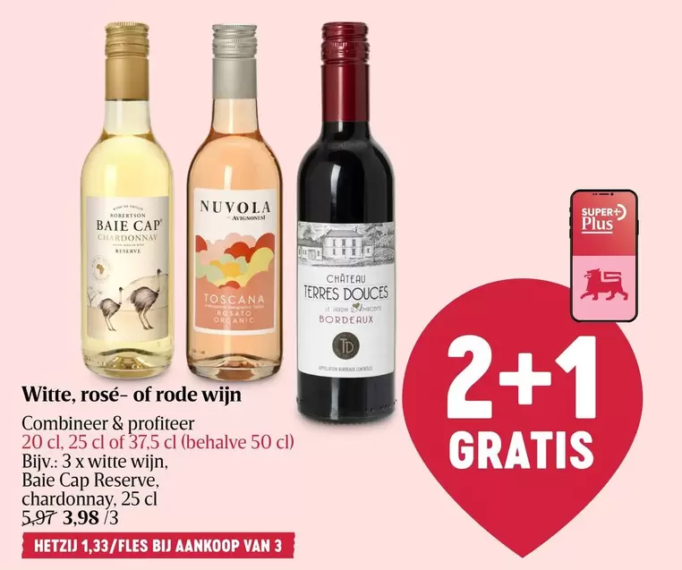 Bordeaux - Witte, rosé- of rode wijn