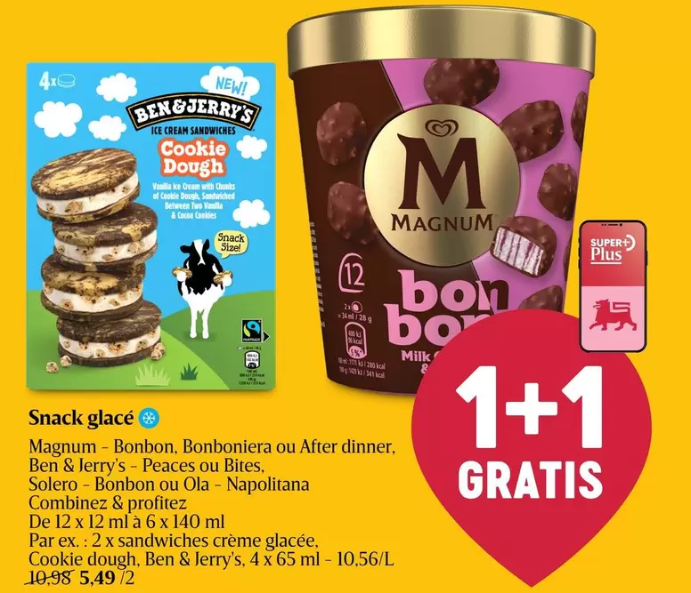 Snack - Cookie Dough, Bonbon, Bonboniera ou After dinner, Solero - Bonbon ou Ola - Napolitana