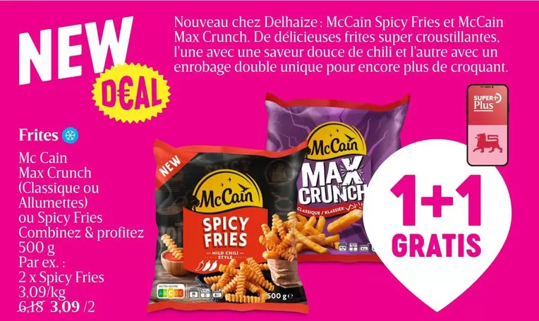 De - McCain Spicy Fries and McCain Max Crunch