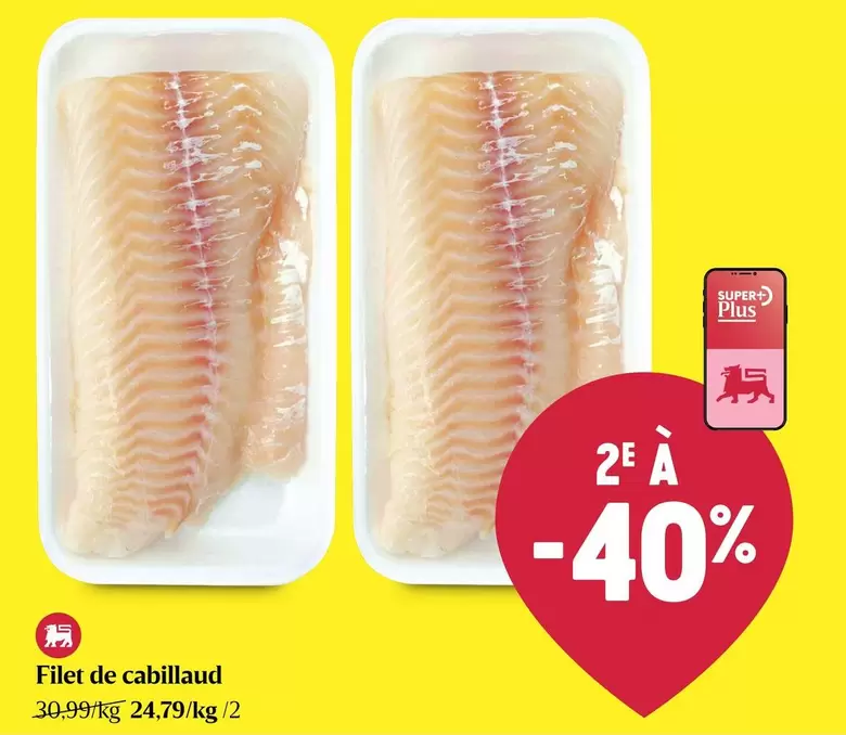 De - Filet de cabillaud