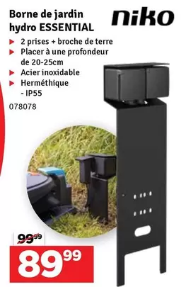 Niko - Borne de jardin hydro ESSENTIAL 078078