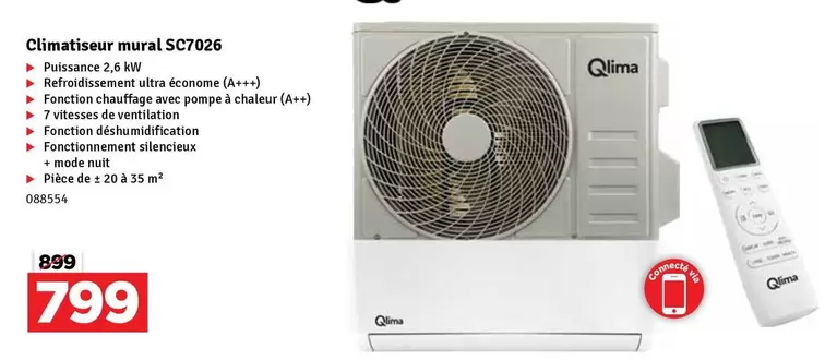 Kw - Climatiseur mural SC7026