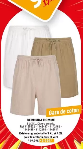 De - BERMUDA HOMME