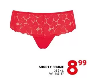 SHORTY FEMME