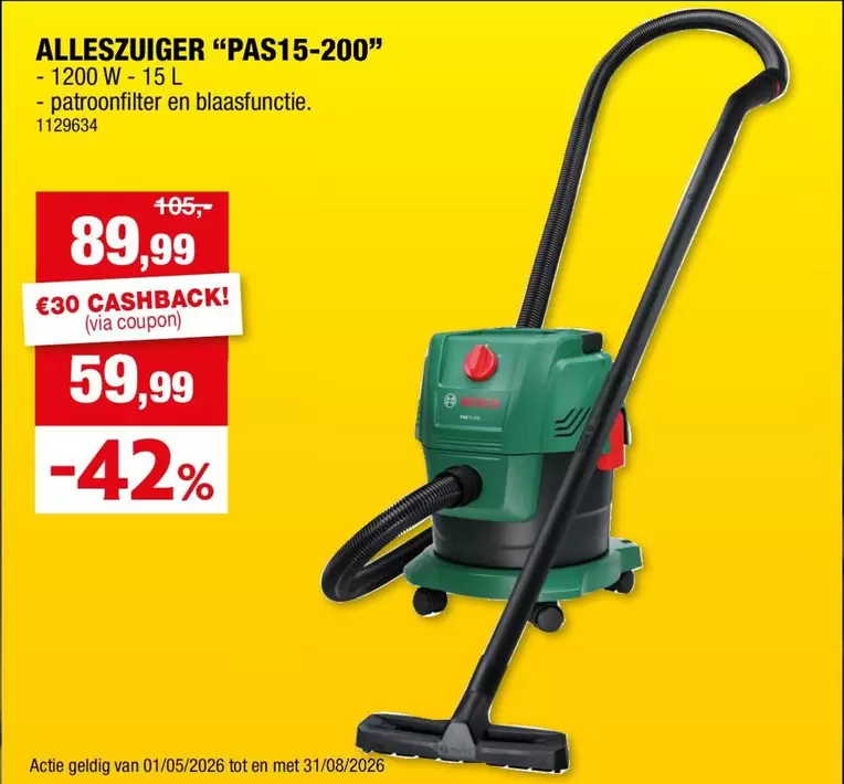 Bosch - ALLESZUIDIGER "PAS15-200"