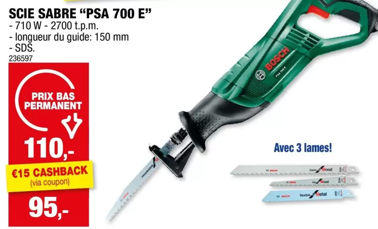 Bosch - SCIE Sabre "PSA 700 E"