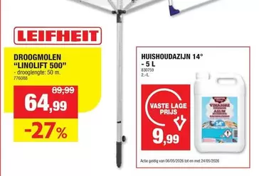 DROOGMOLEN "LINOLIFT 500"