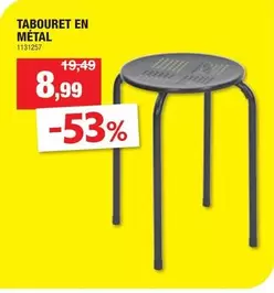 TABOURET EN MÉTAL 1131257