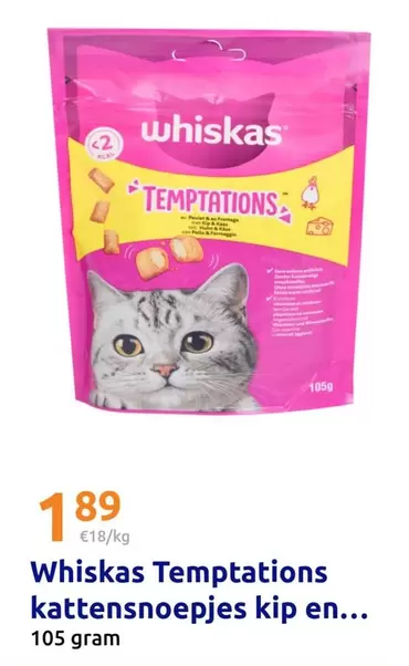 Temptations kattensnoepjes kip en...